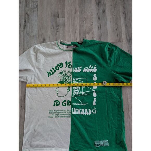 CHNGE Green and Cream Change Growth Short Sleeve T-shirt, 2XL (A8) - Picture 7 of 8